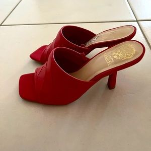 Red super comfortable sandals